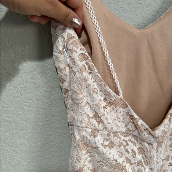 Full of Hope White Lace Sleeveless Mermaid Maxi Dress - Picture 14 of 16